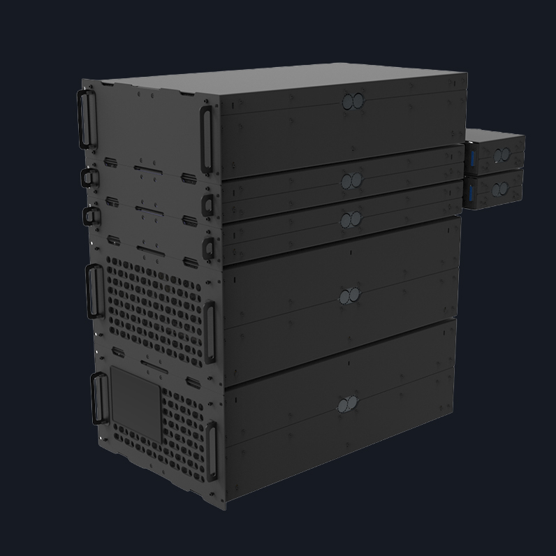 EVA Cooling installed in a standard 42U server rack